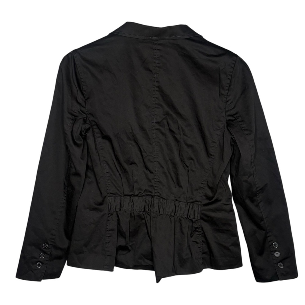 Sandro Blazer Black Tailored Classic Notched Lapel jacket women’s size medium - Picture 2 of 3